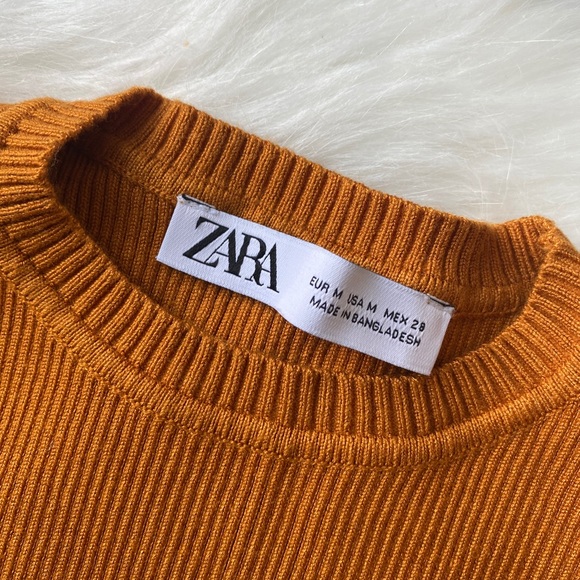 Zara orange sweater vest - Picture 3 of 3